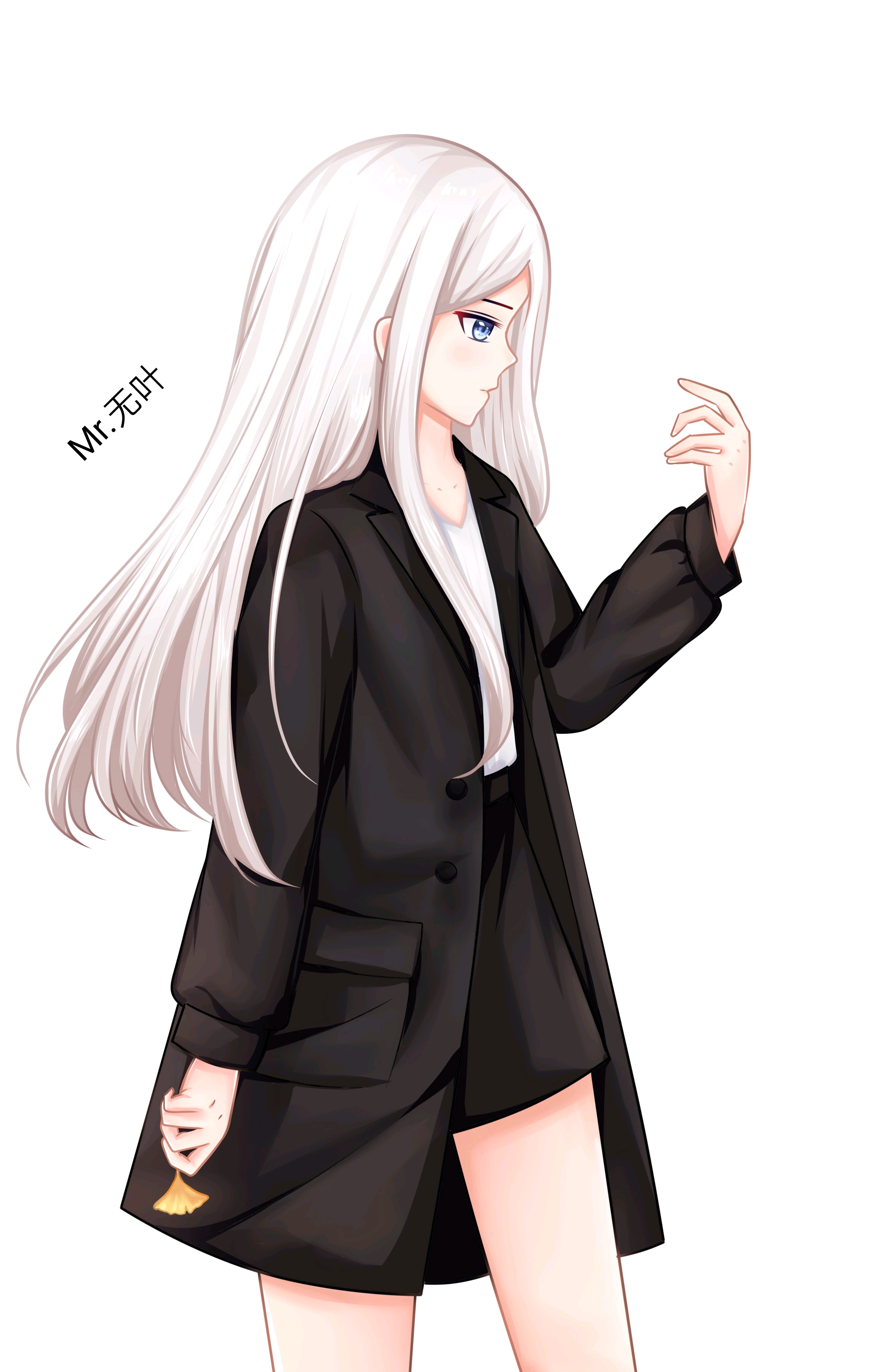 无叶滴人设图哦 - 哔哩哔哩