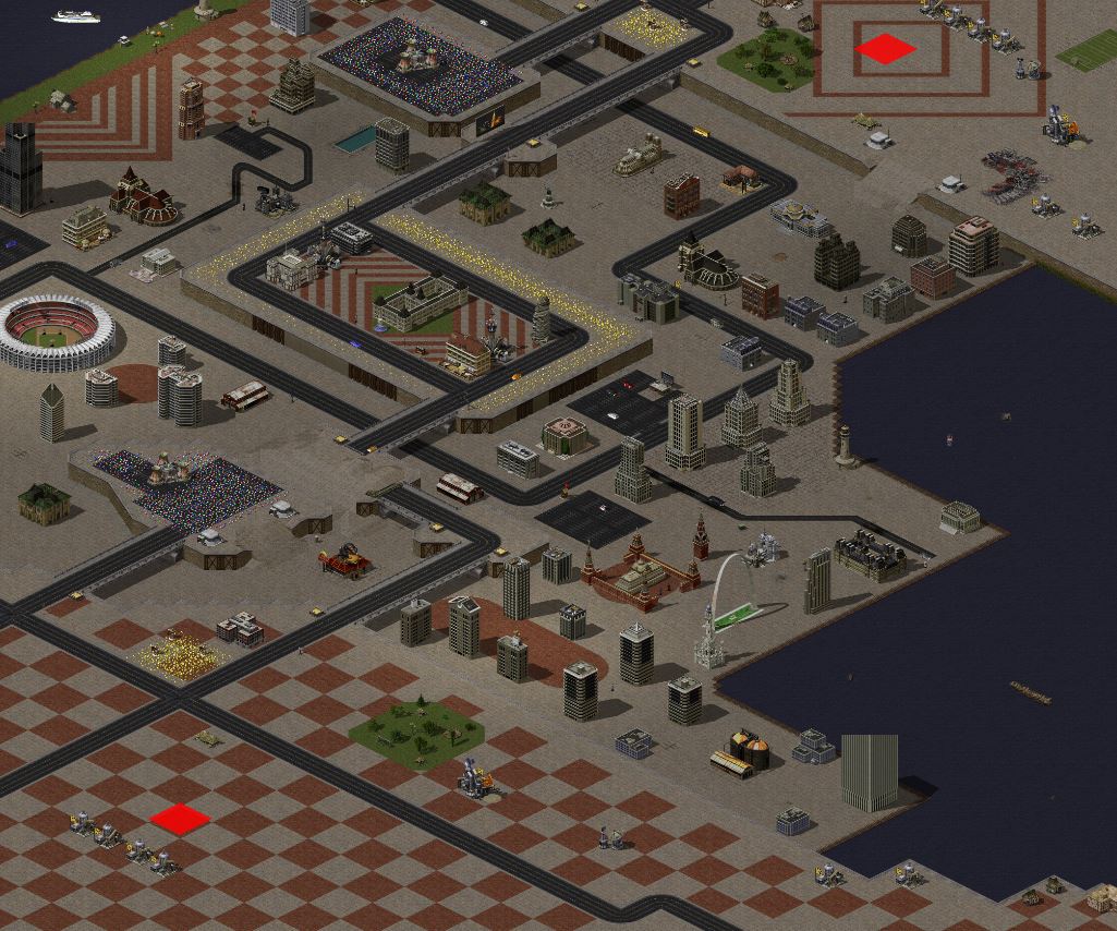 红警2战役全景地图图片