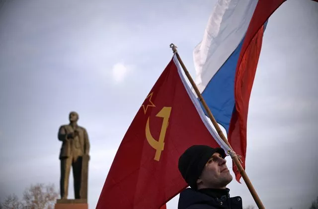 苏联解体图片国旗图片