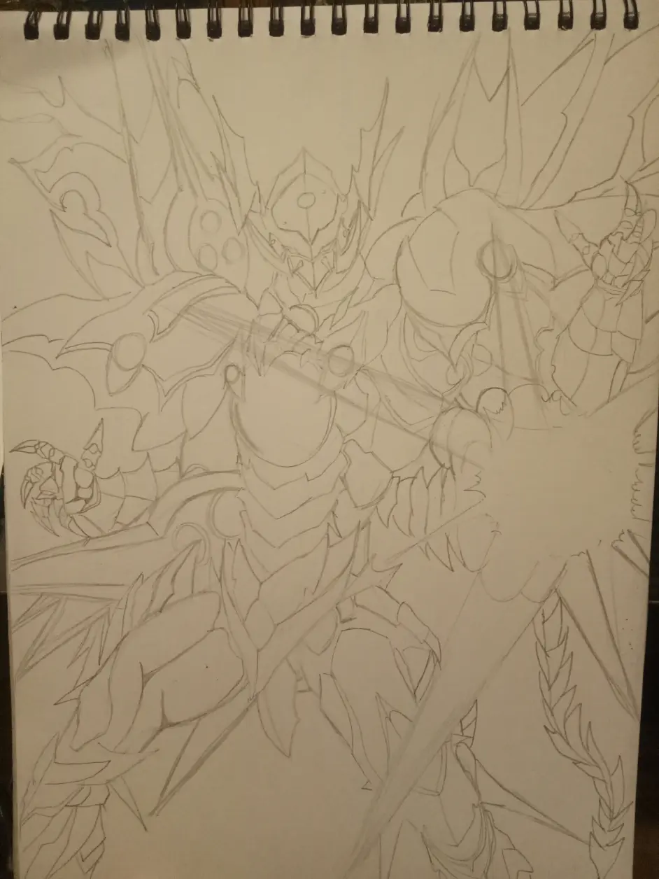 试着把诚哥的龙神化画出来 画的不太好的画 哔哩哔哩