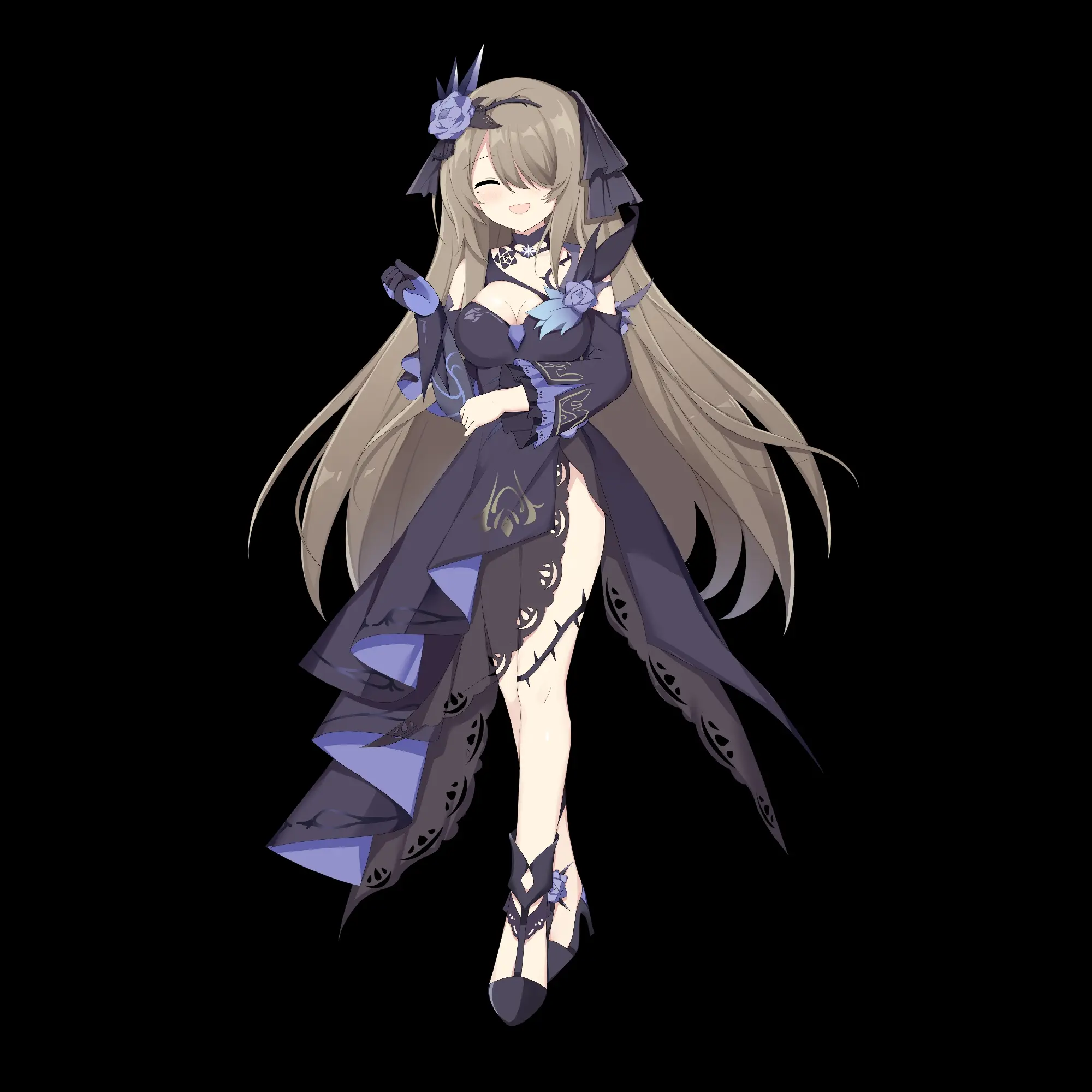 【素材公开】迷迭立绘动作4