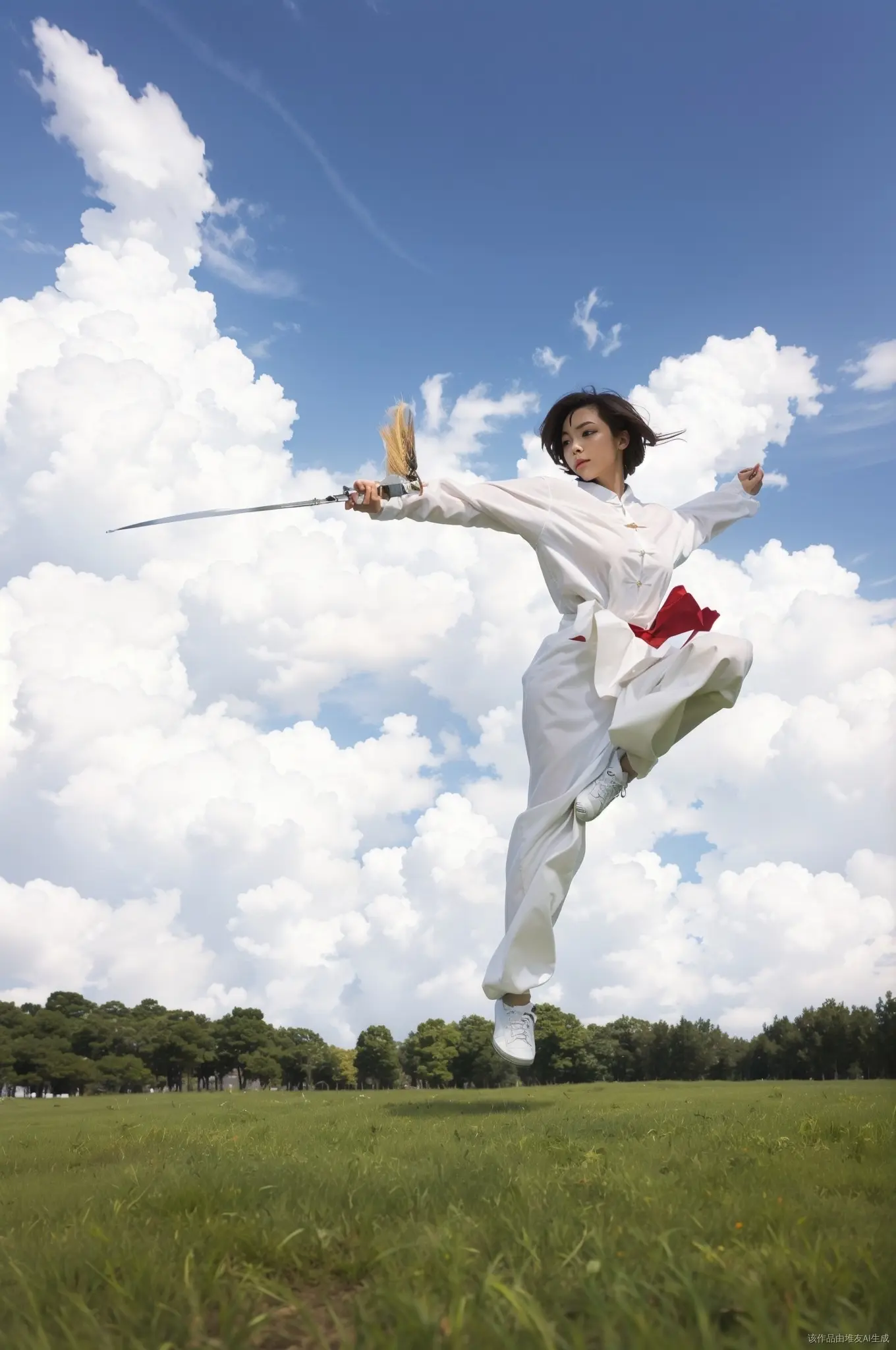 ai绘画武术人物写真