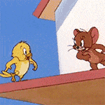 猫和老鼠gif跳舞图片