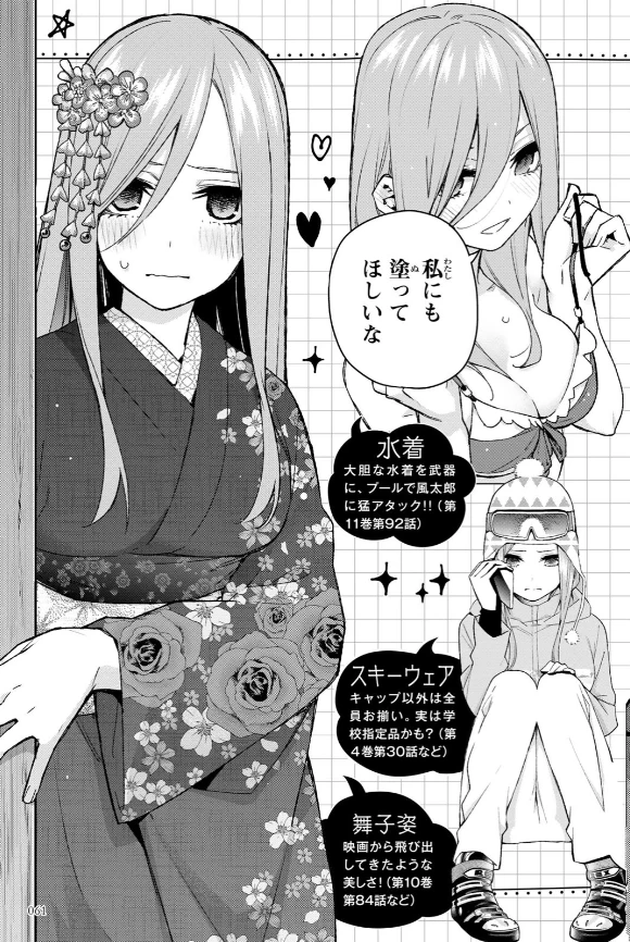 五等分的花嫁 角色书 三玖