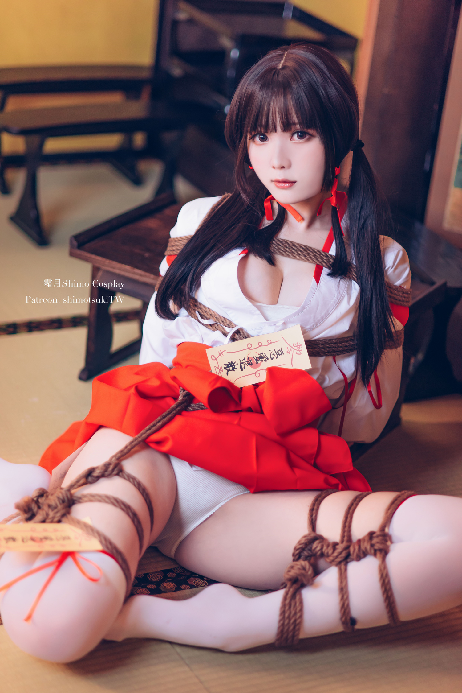 霜月shimo巫女捆绑cosplay7