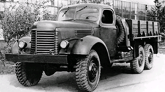 解放ca30原型车苏联zis151型载重汽车