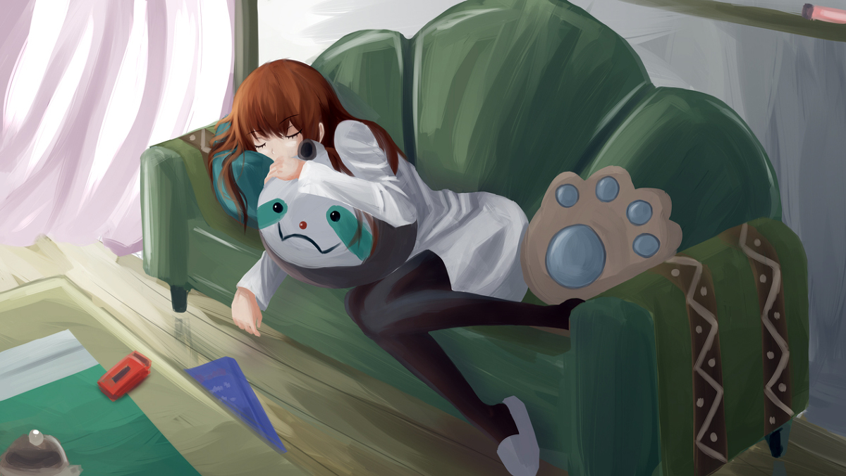 【命运石之门】-牧濑红莉栖二次元壁纸