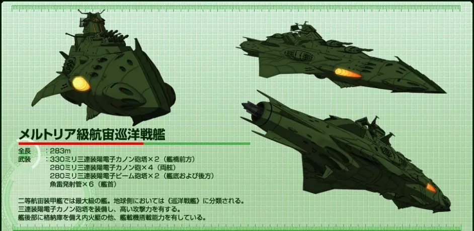 宇宙战舰大和号2199 加米拉斯机设一览及简介 哔哩哔哩