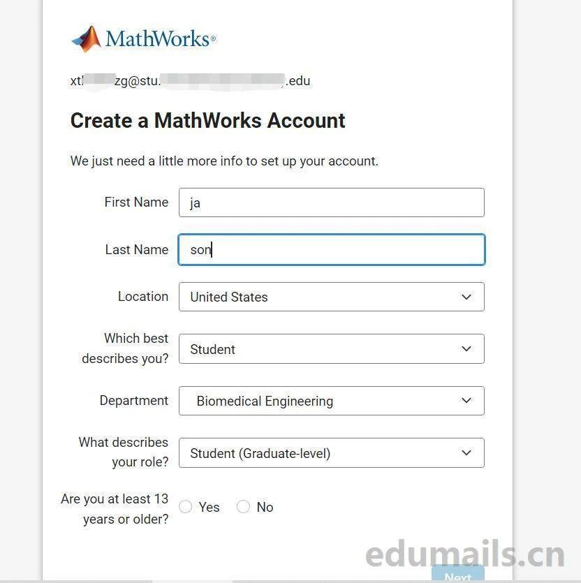 matlab学生教育版免费认证使用edu邮箱申请注册分享 - 哔哩哔哩