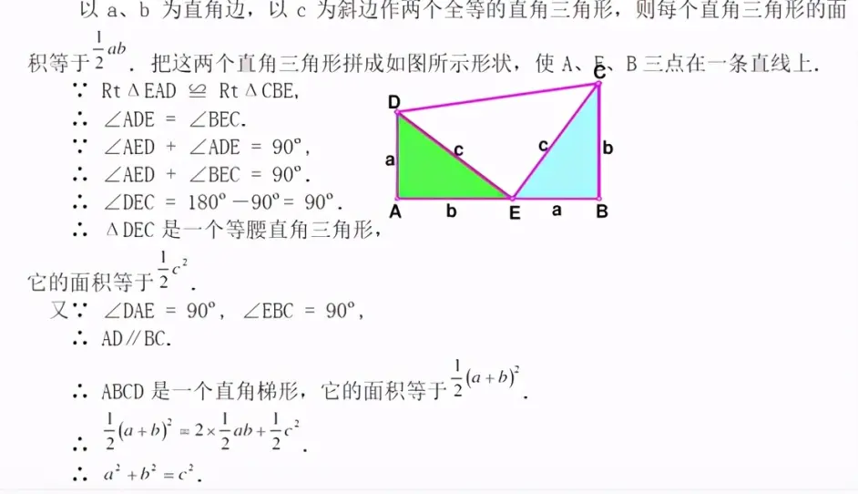 小学生必备科学常识100问 31勾股定理的几种证明方法 哔哩哔哩