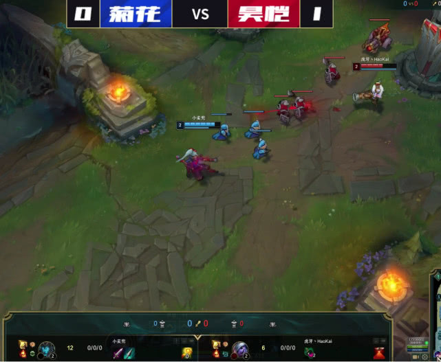 虎牙天秀杯SOLO赛:面对国服第一滑板鞋,昊恺