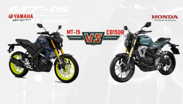 新潮入门街车对比雅马哈mt 15vs本田cb150r 哔哩哔哩