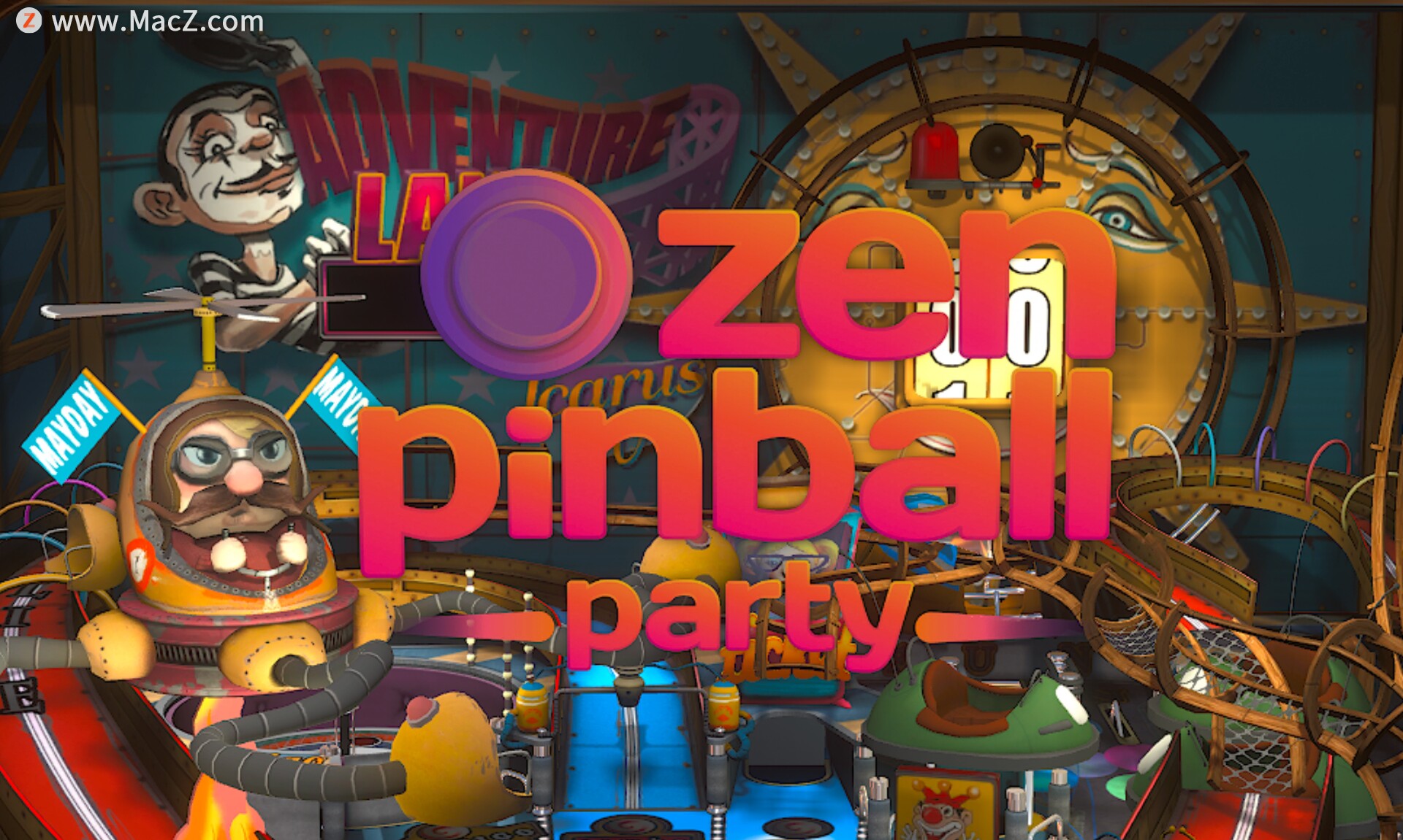 Zen Pinball Party for Mac(弹珠游戏) - 哔哩哔哩