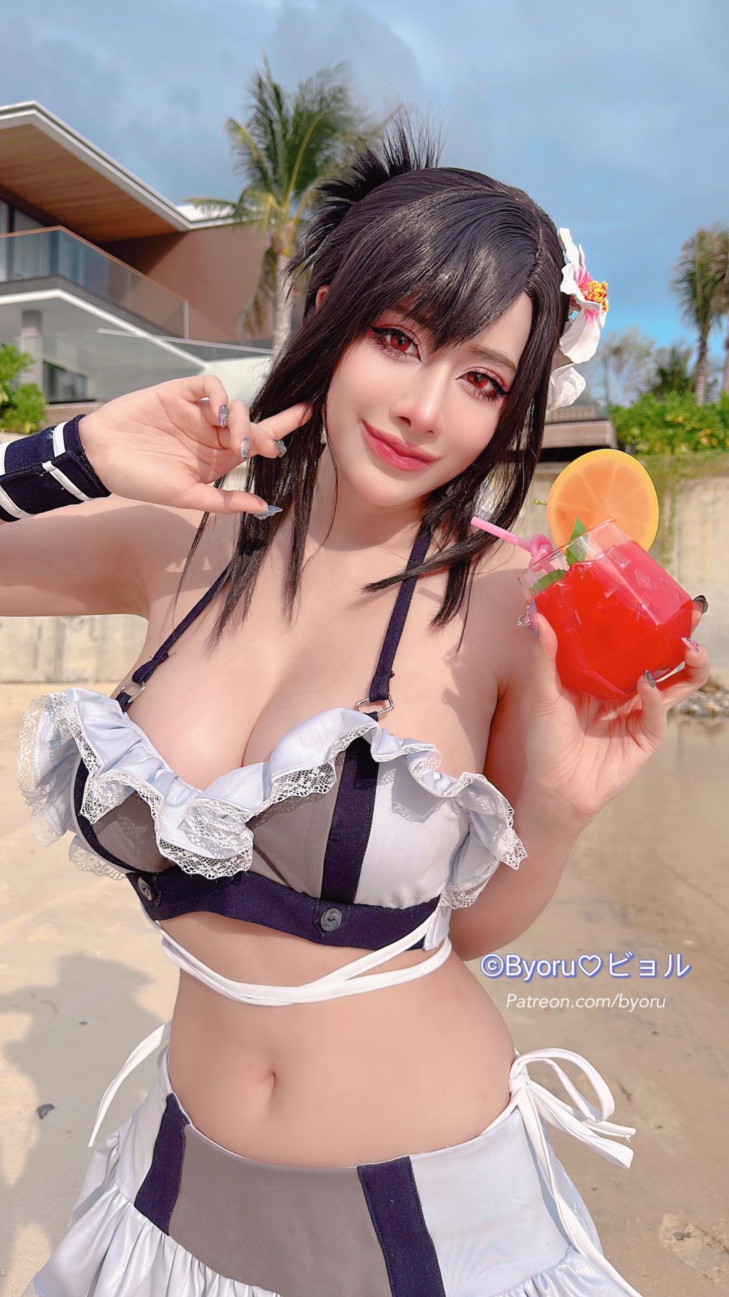 Byoru Vol.178 Tifa FF7r bikini [65P15V-1.21GB]-吾爱二次元