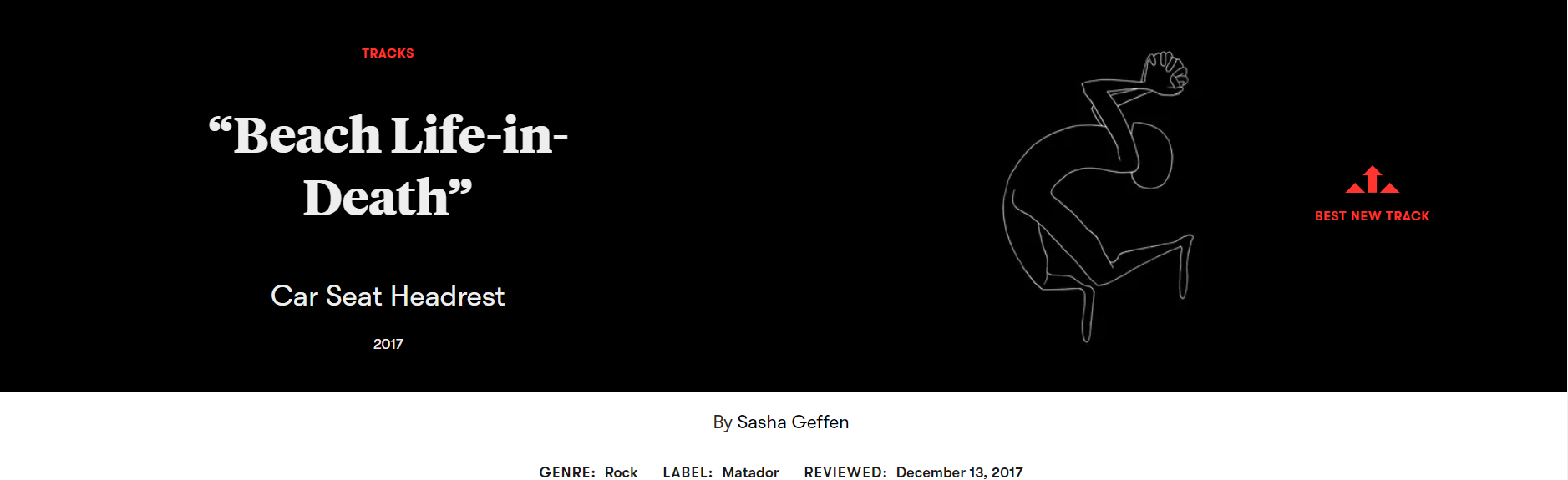 【搬运译】Pitchfork评Car Seat Headrest 2017年单曲"Beach LifeInDeath" 哔哩哔哩