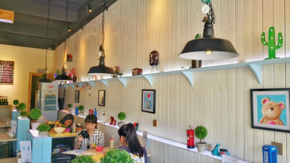 友达面馆清新可爱的内饰装修