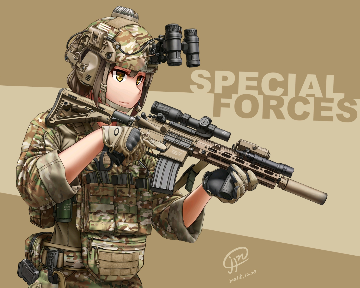 【p站】军事篇:战术少女(19)