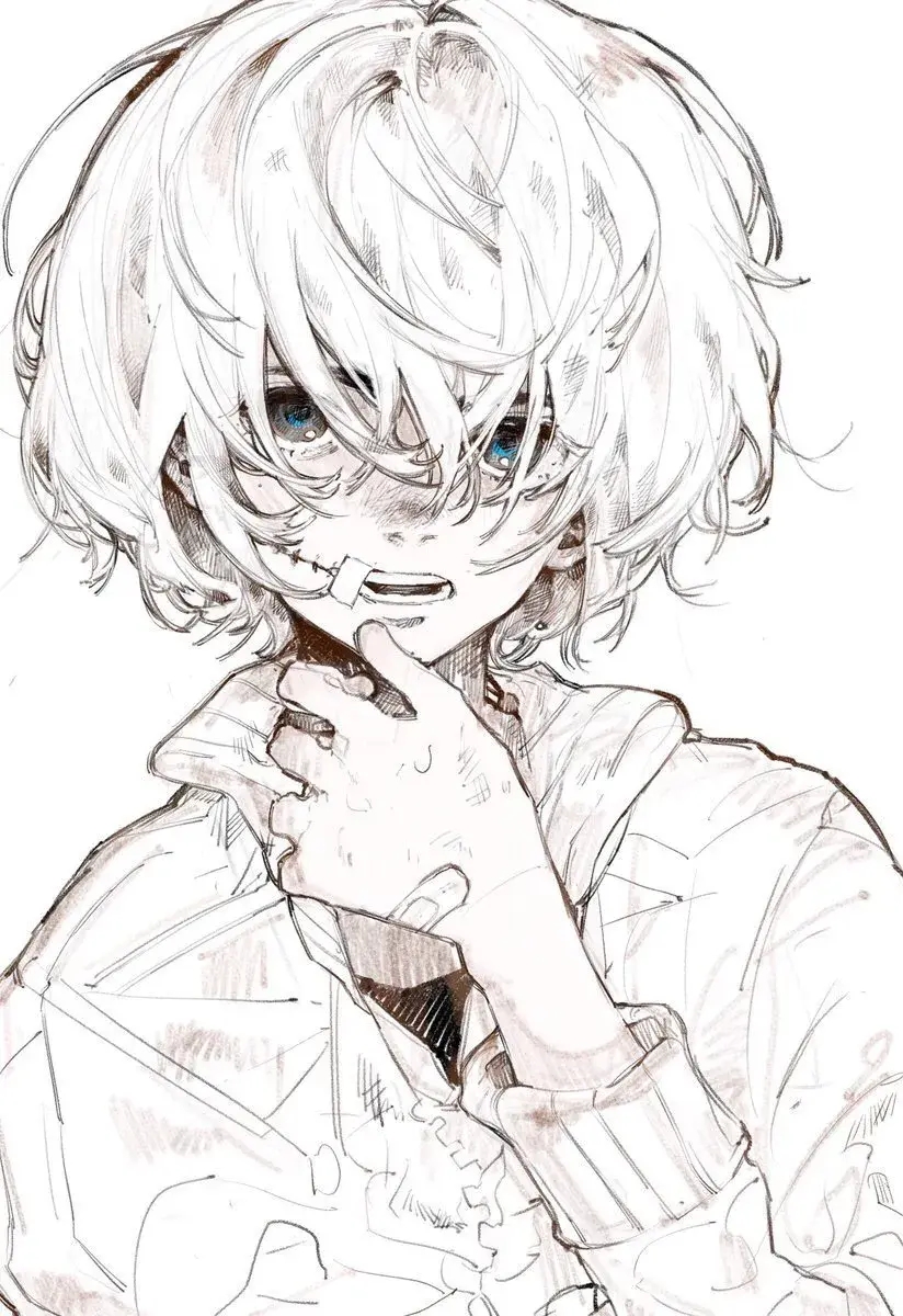 【线稿素材】跟着大佬学线稿,想不会都难!