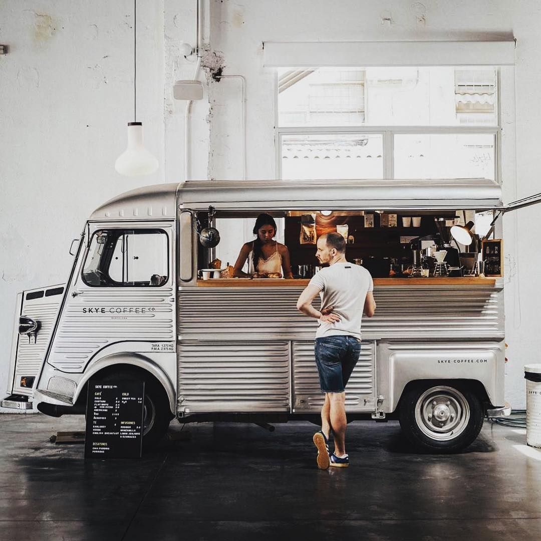 风靡国外的移动咖啡车