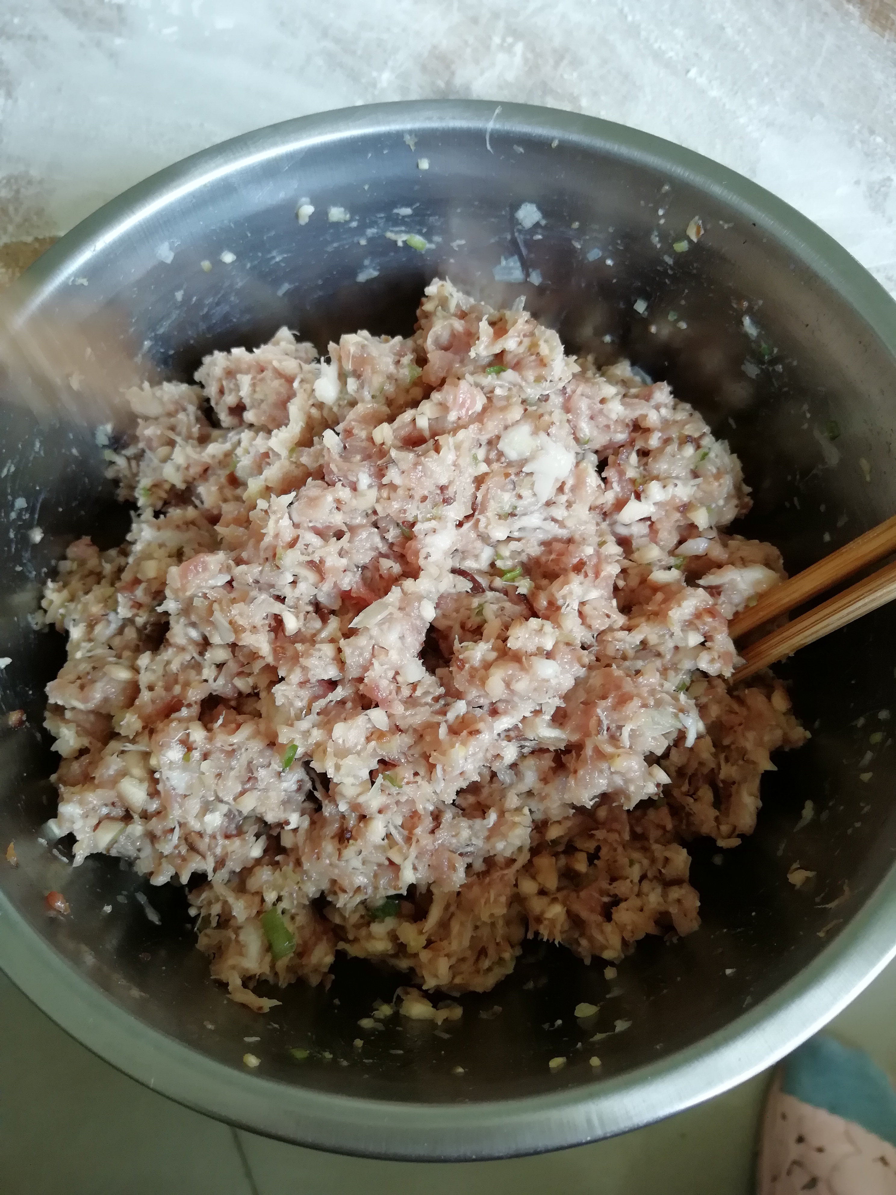 第一次做肉丸子,成功了,好激动