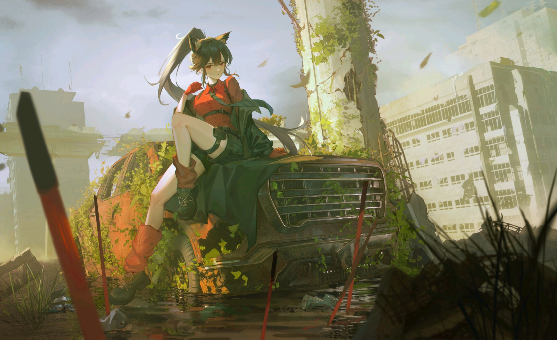 【明日方舟/arknights/肆】强氛围.超清4k.壁纸 - 哔哩哔哩