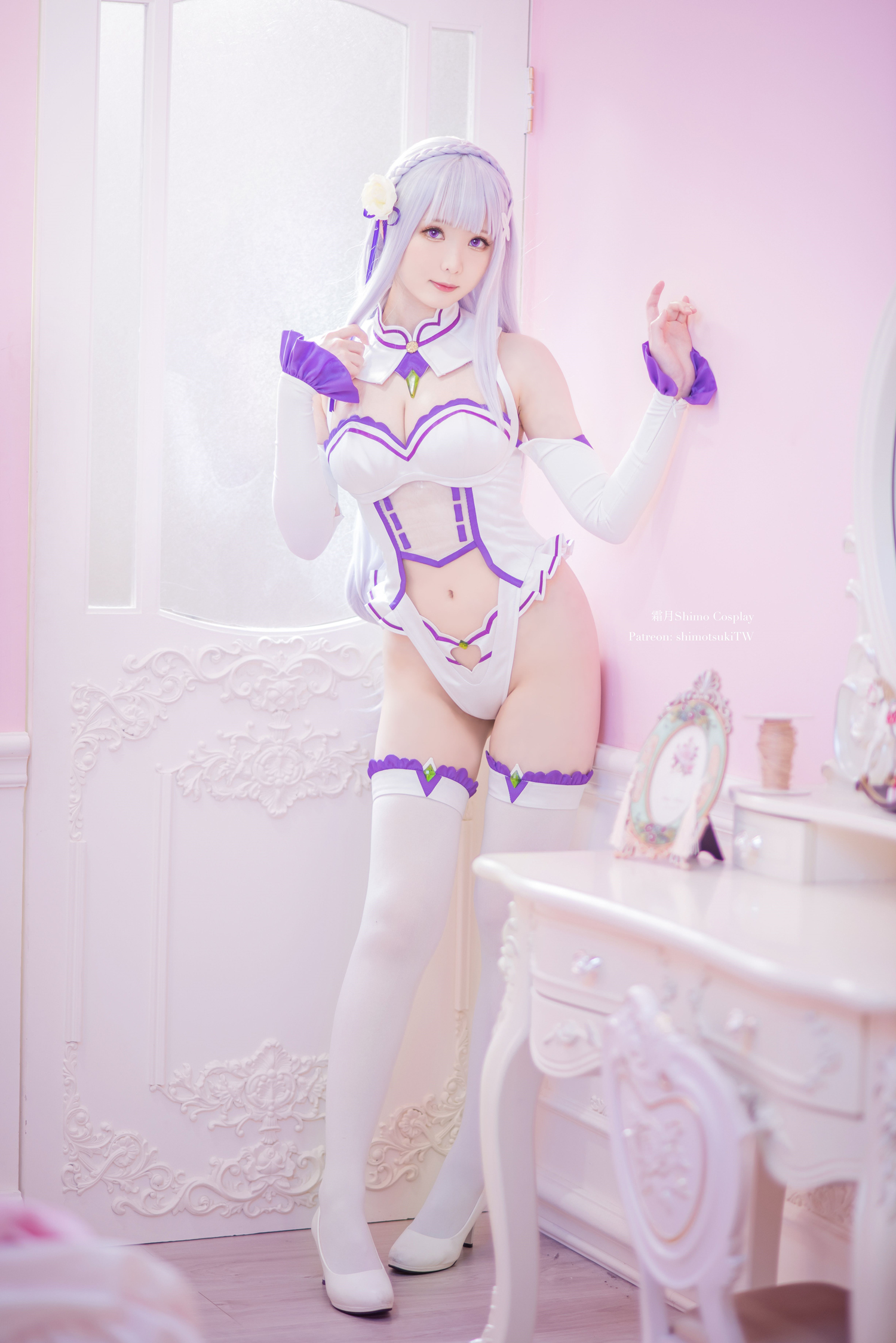 霜月shimo艾米莉亚cosplay1