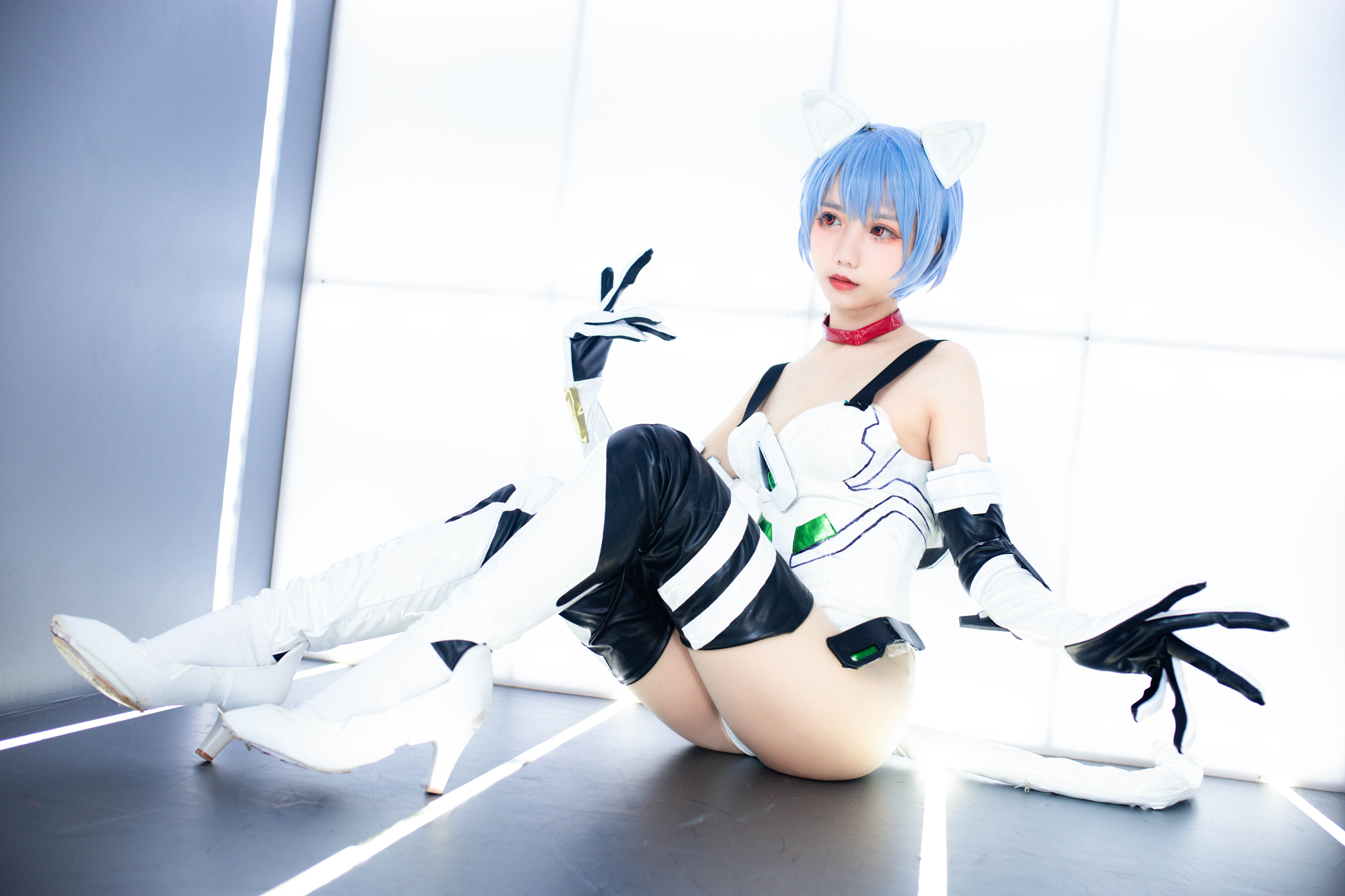 果咩酱W绫波丽cosplay7