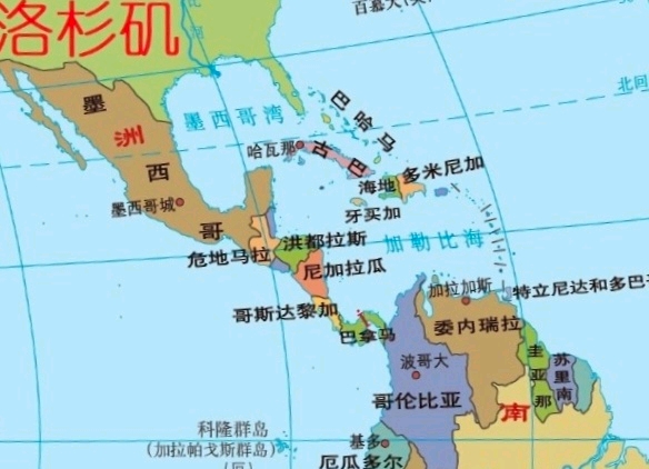 洪都拉斯 世界位置