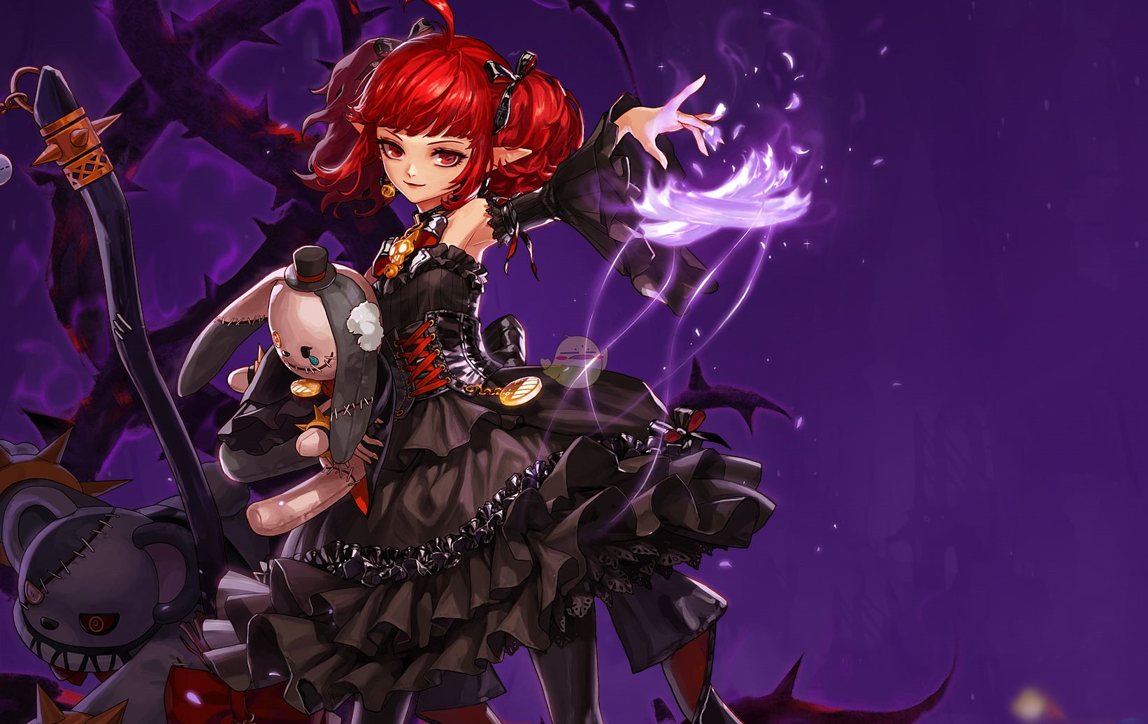 dnf魔法师第五转职二五仔傀儡女巫登场酷似安妮和提伯斯