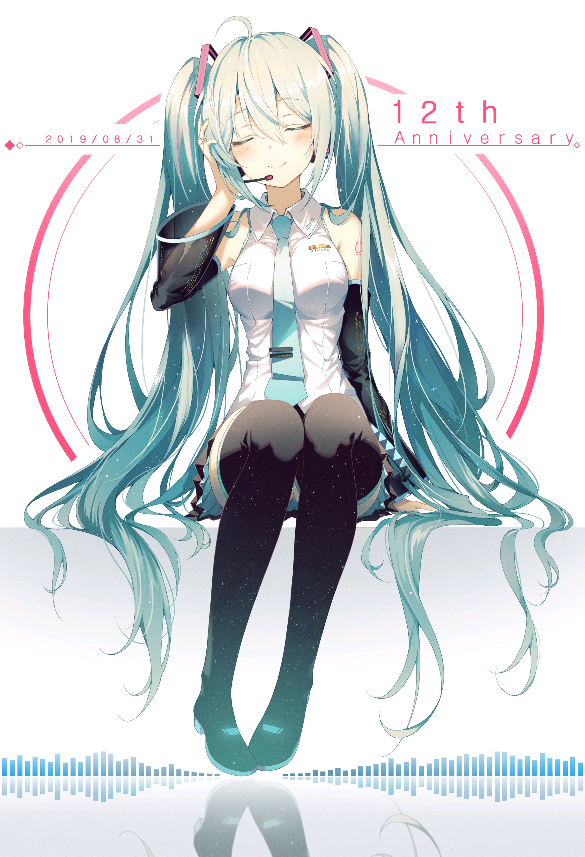 『初音ミク』公式服精选100张ღ