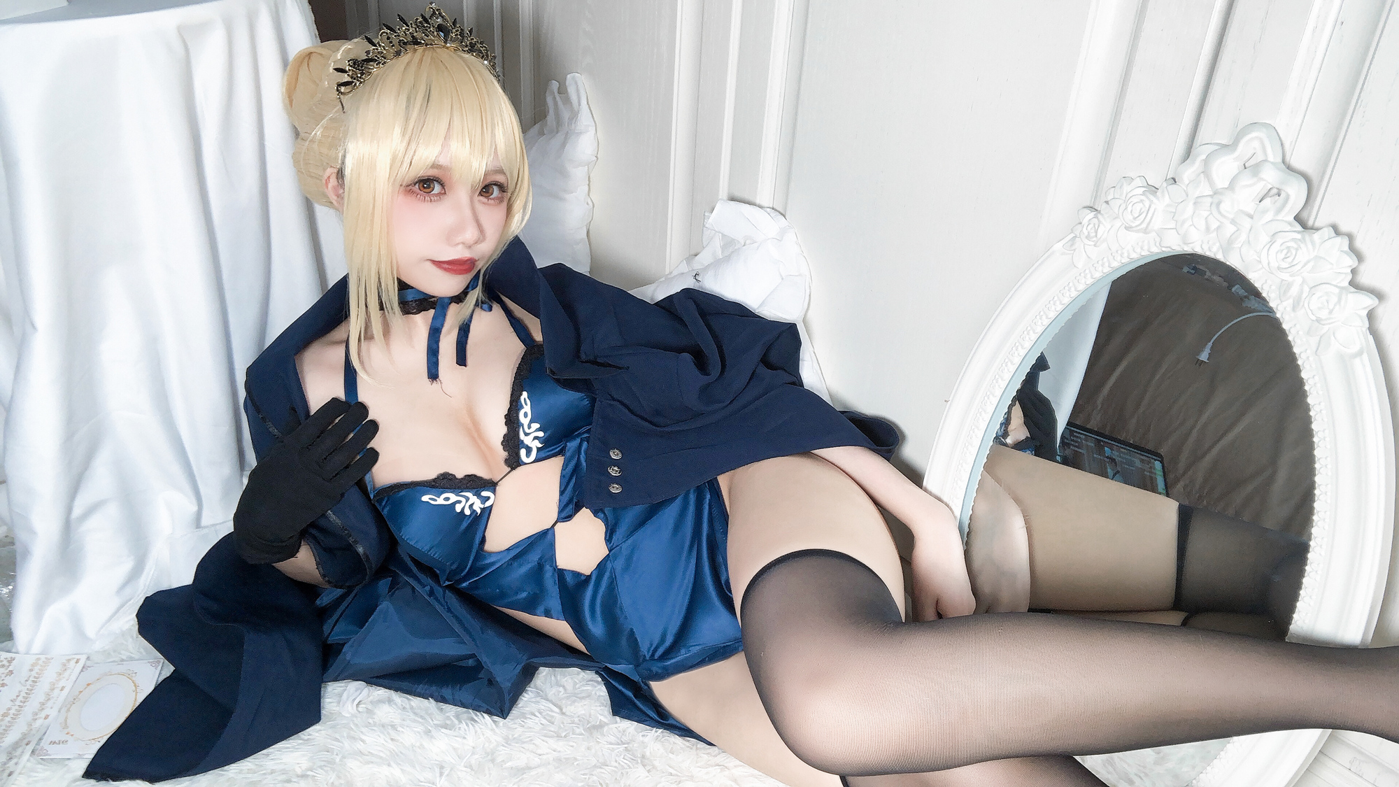 果咩酱w黑呆cosplay5