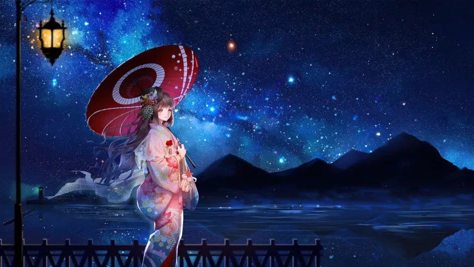 夏日祭典和服浴衣少女壁纸特辑 哔哩哔哩