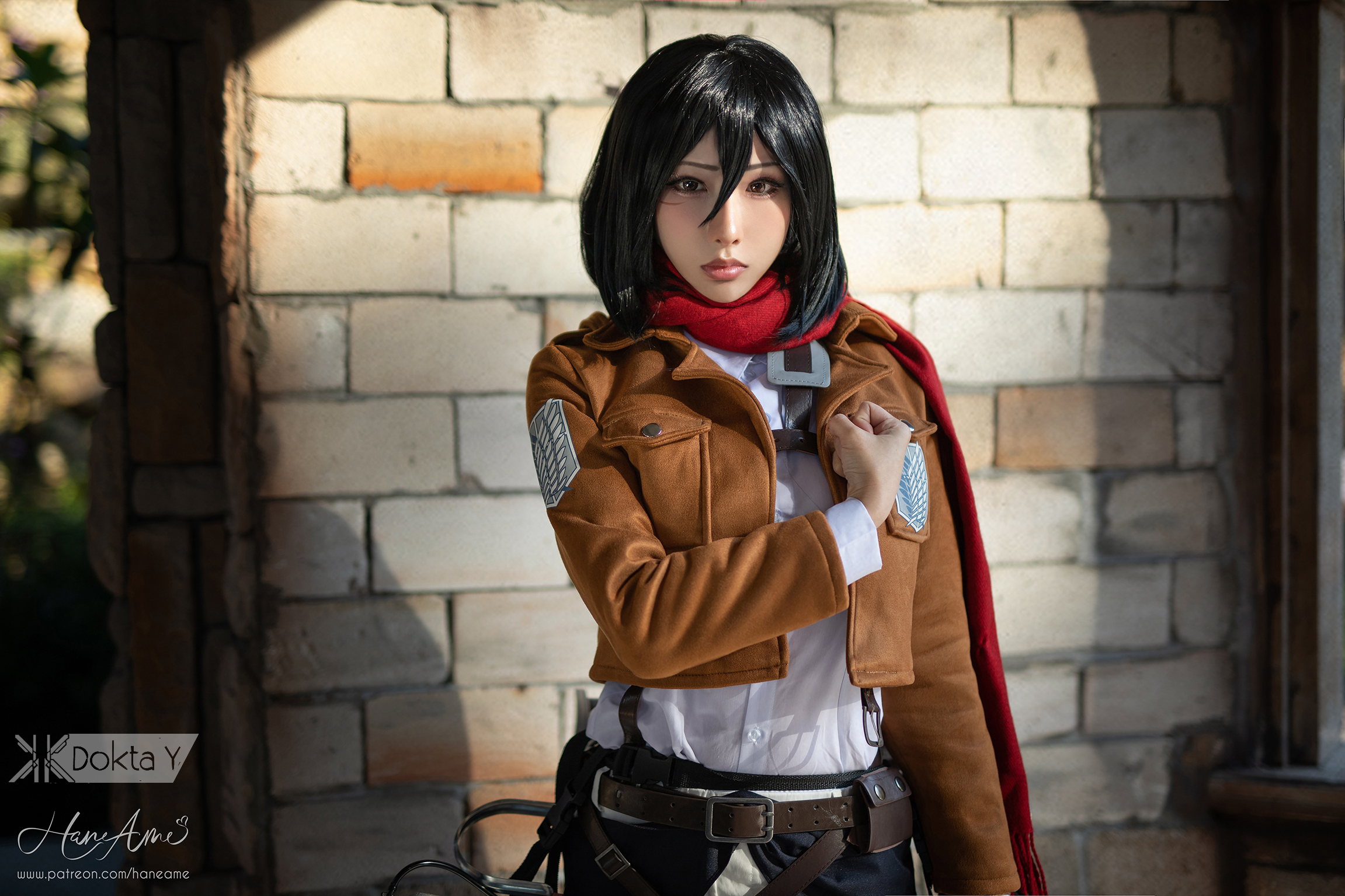 「cosplay宝藏美女」#029期 雨波haneame:进击的巨人の三笠·阿克曼!