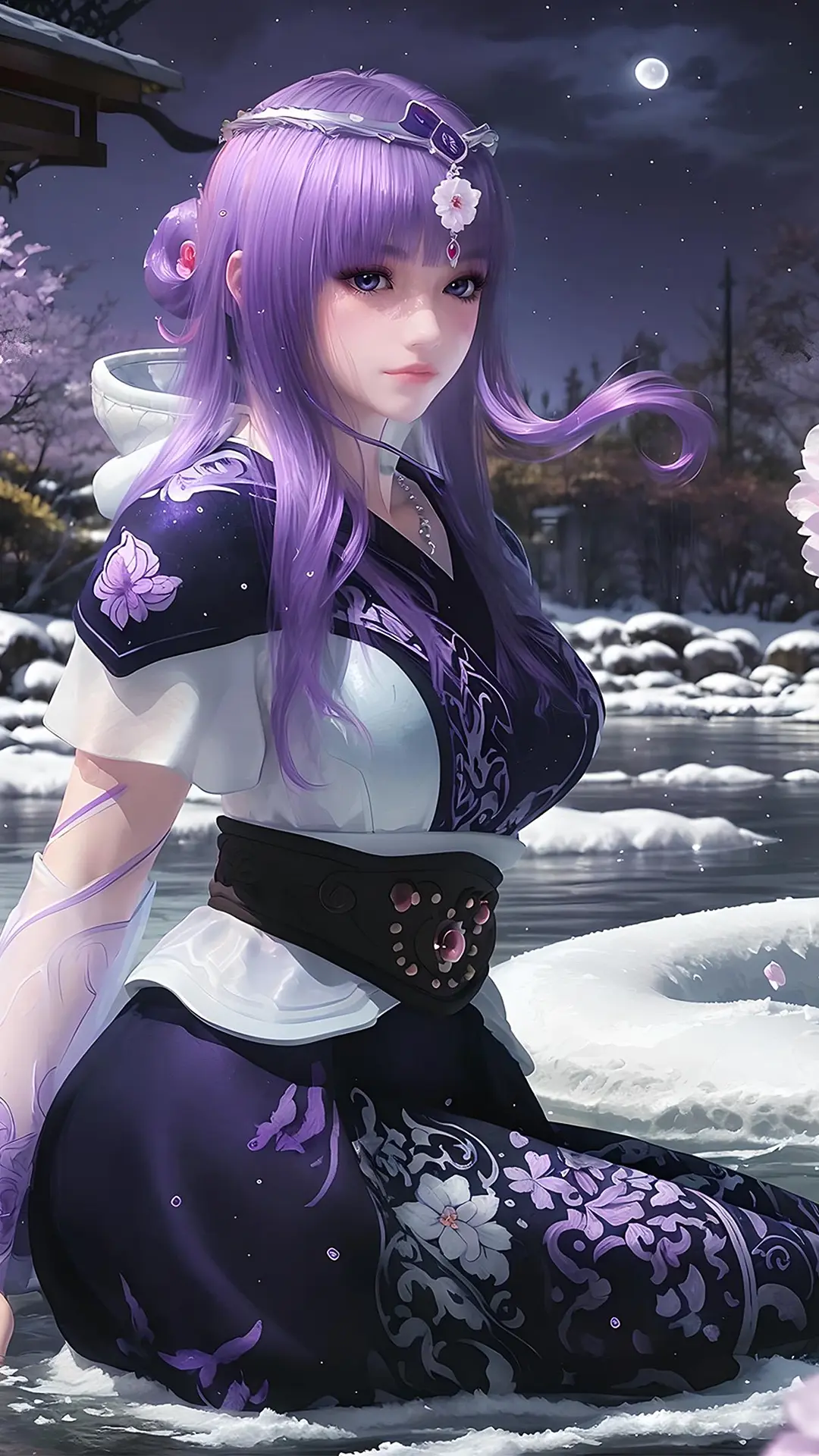 《秦时明月》国漫女神ai高清手机壁纸:少司命,焰灵姬