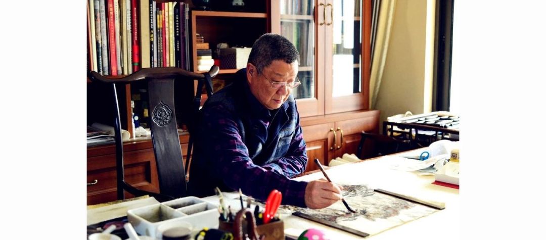 魏镇给松云堂书画院题写斋号,感谢魏镇老师