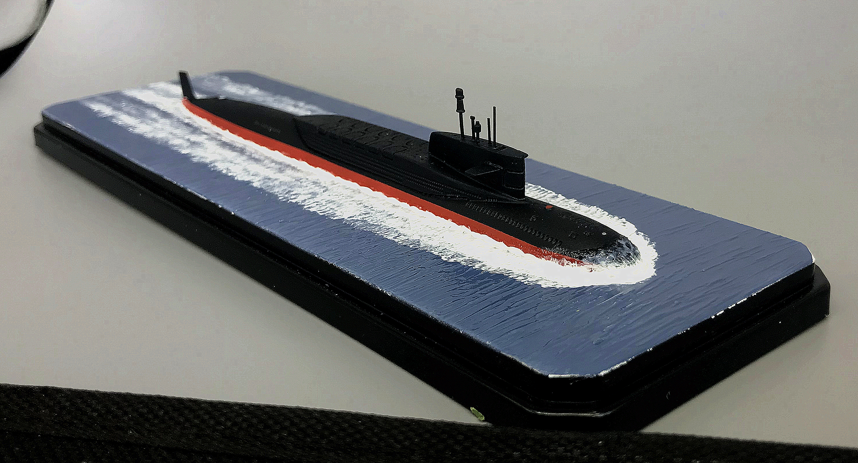 手工船模1700中国海军092型弹道导弹战略核潜艇