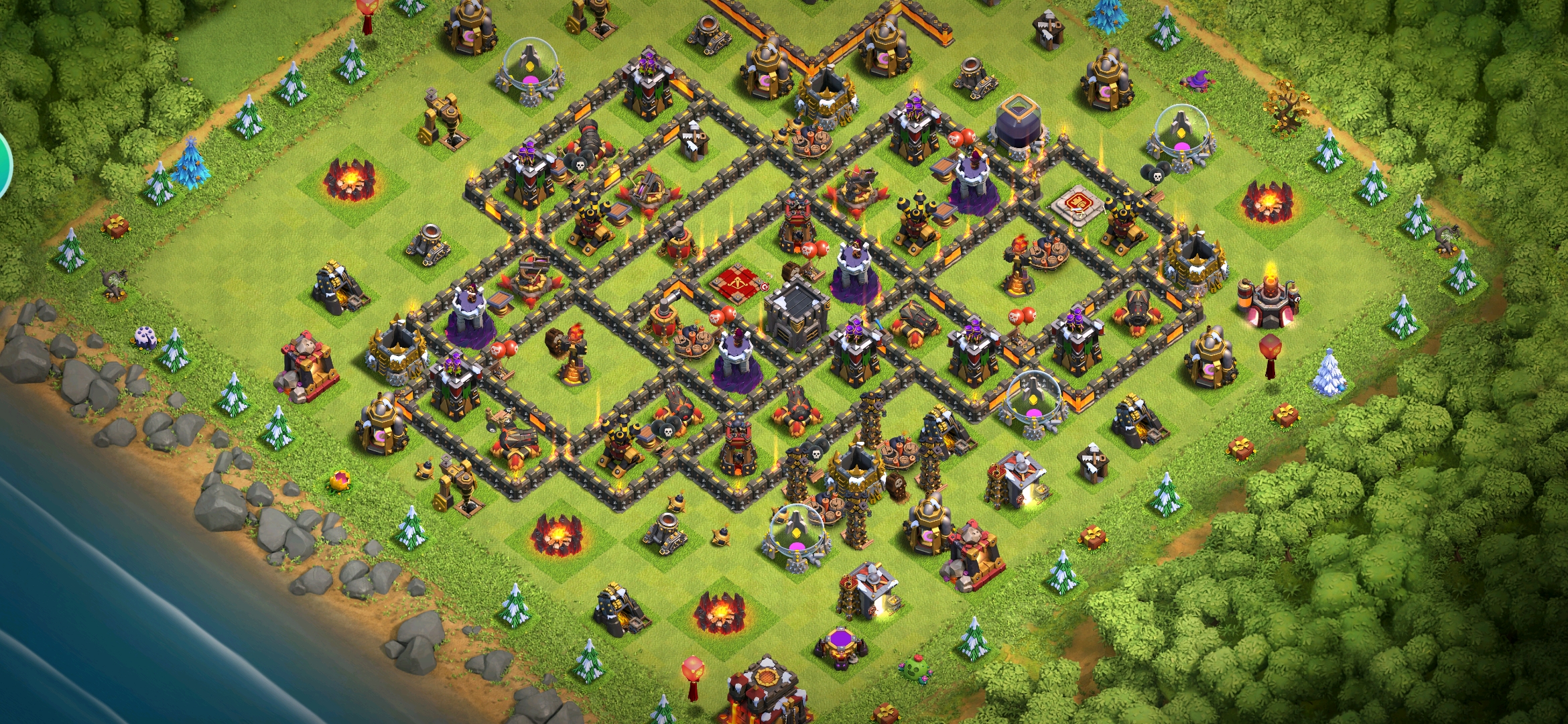 【10本联赛/部落战阵型】