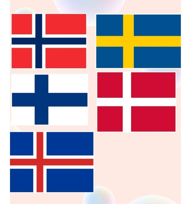 地理课的噩梦之一 北欧五国的国旗图案为什么非常相似 热备资讯