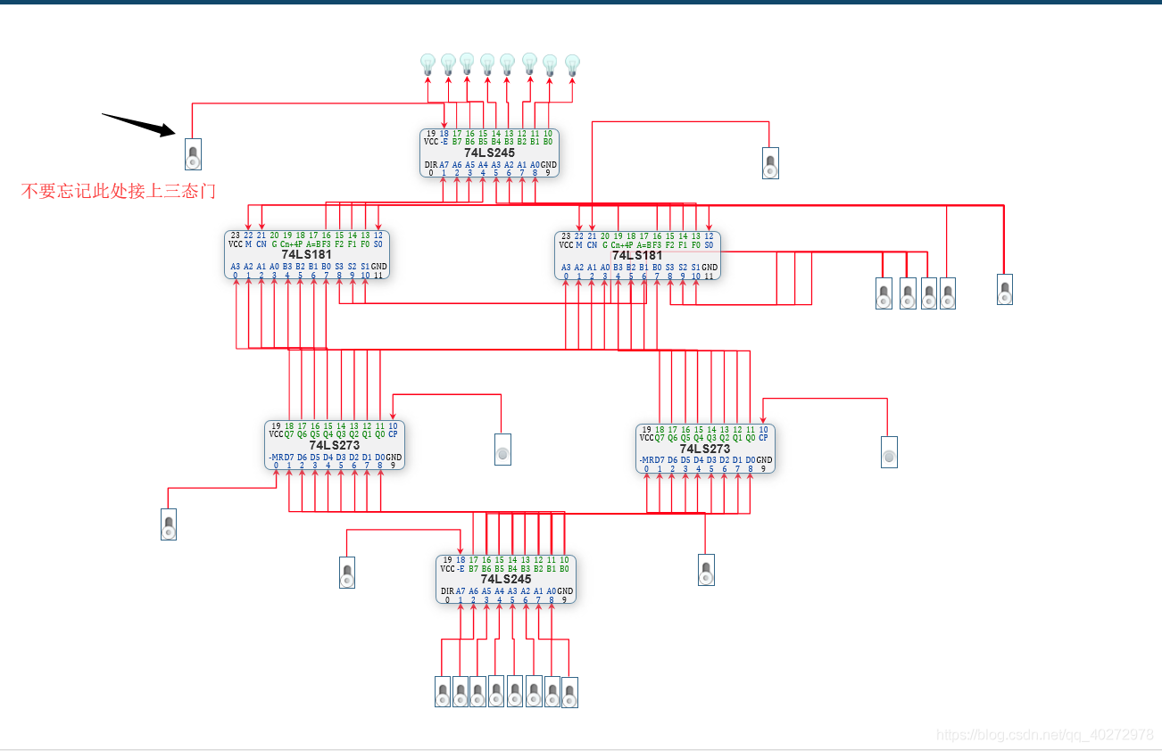 计算机组成原理实验二运算器实验