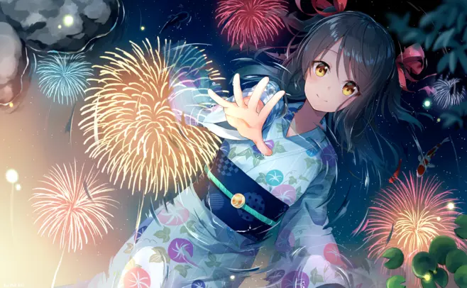 夏日惊喜 两位美少女带你体验浴衣美 哔哩哔哩