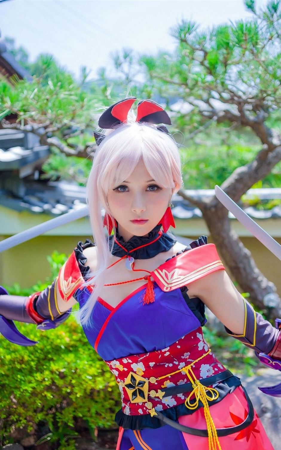 日本美女和风武士,嗯