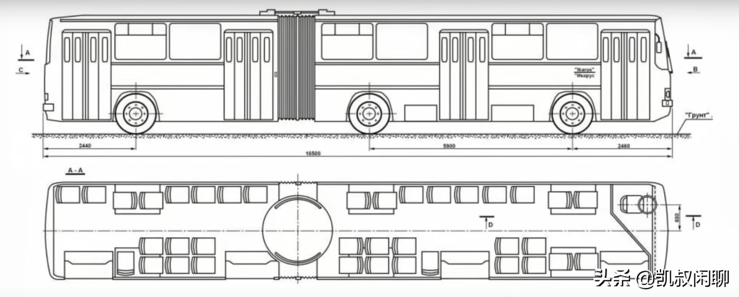 在中国的伊卡洛斯280大通道,曾是上世纪风靡红色阵营的公交车