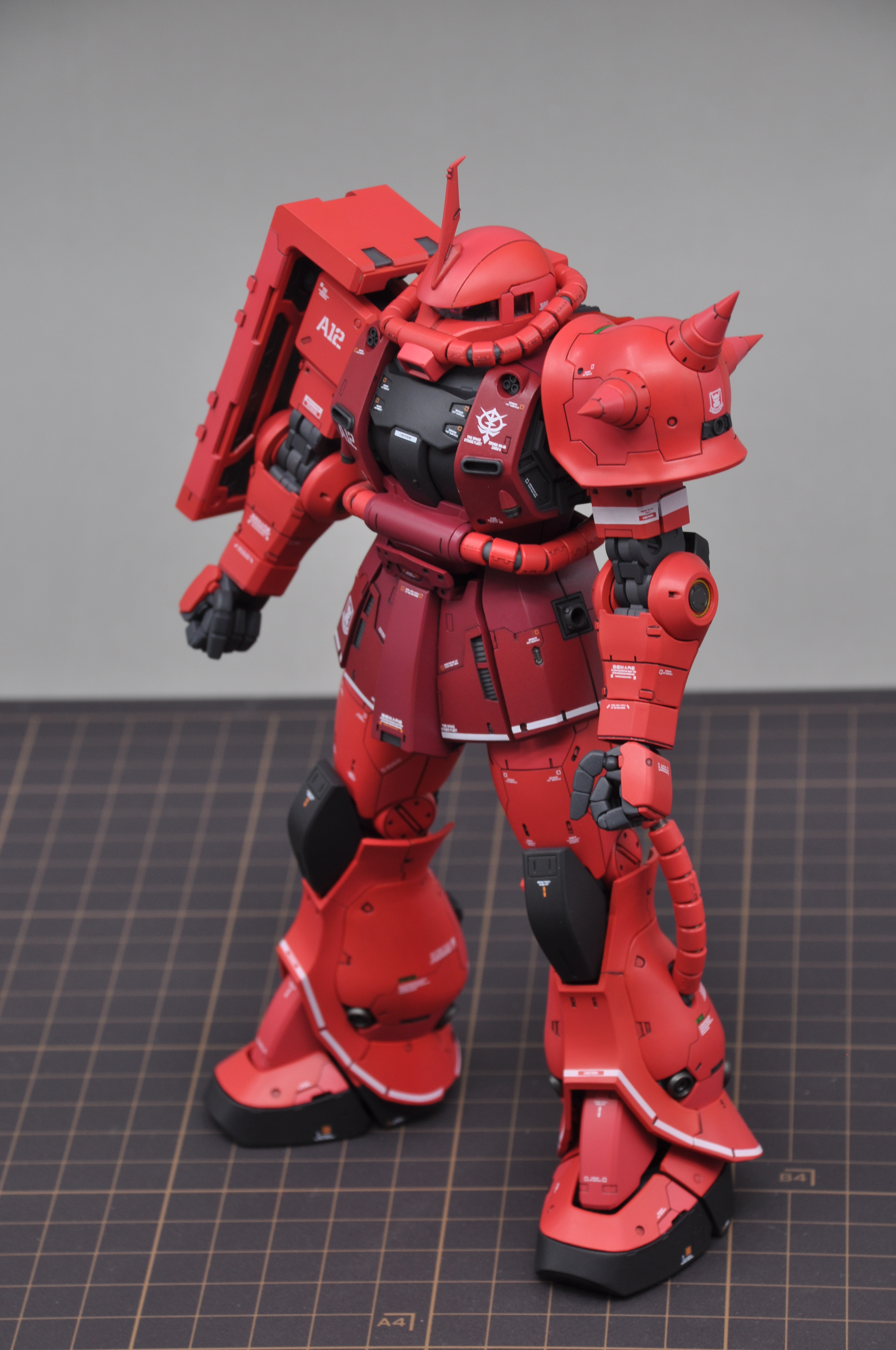 隆叔代工作品evo工作室gto版mg夏亚专用扎古ii型