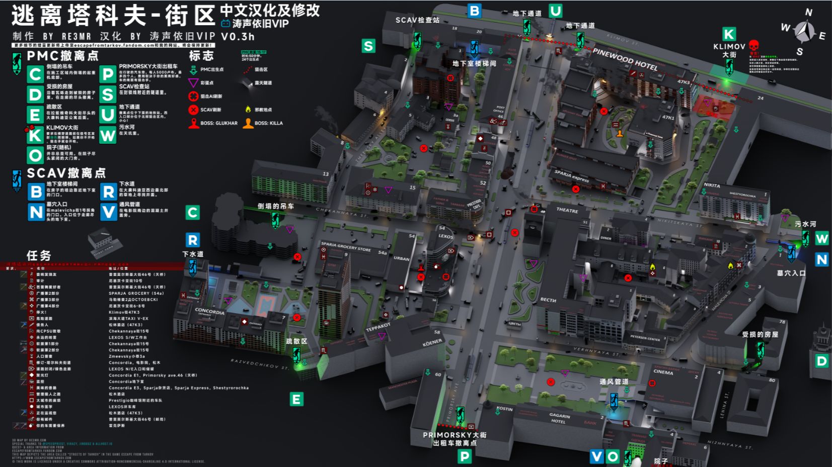 逃离塔科夫地图0.13.0.2街区0.3h版本23.2.3更新 - 哔哩哔哩