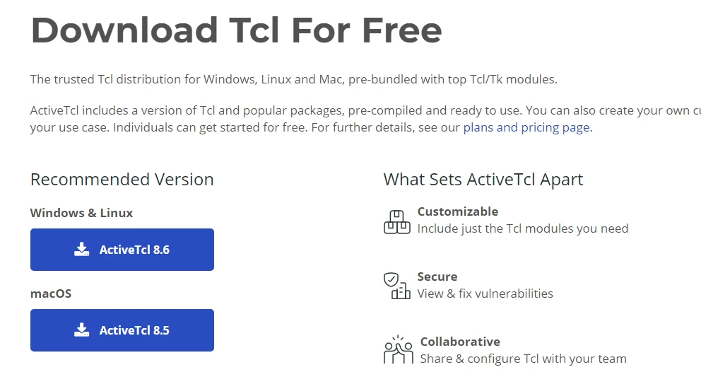 Tcl/Tk 安装 - 哔哩哔哩