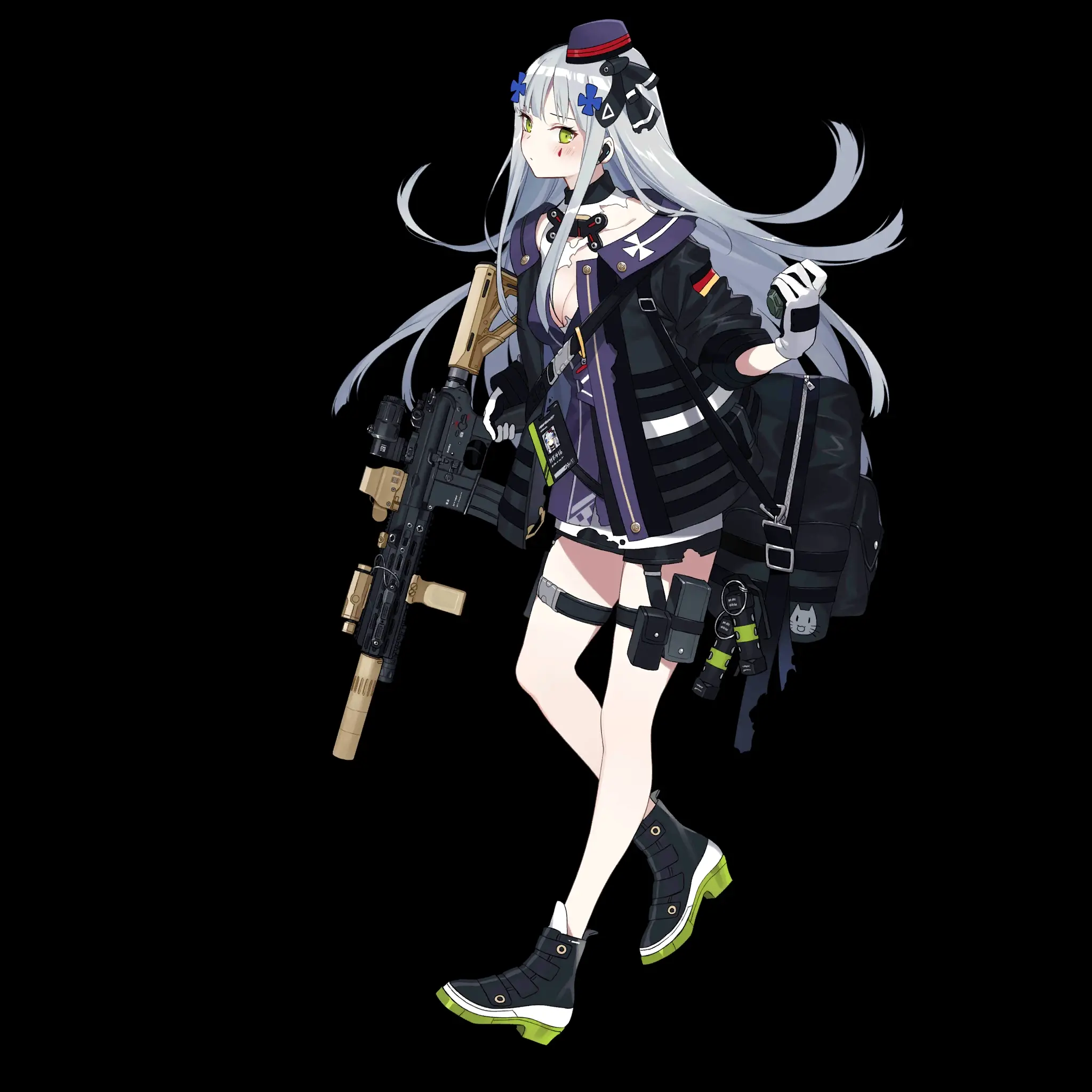 少女前线hk416花嫁大破图片