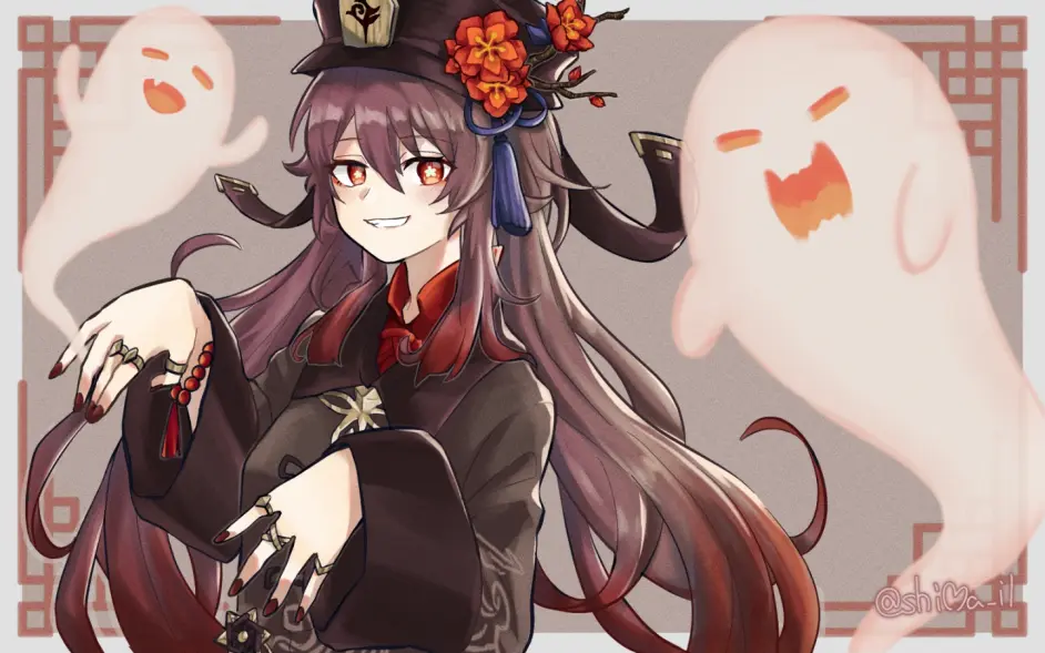 原神胡桃可爱壁纸合集 持续更新 哔哩哔哩