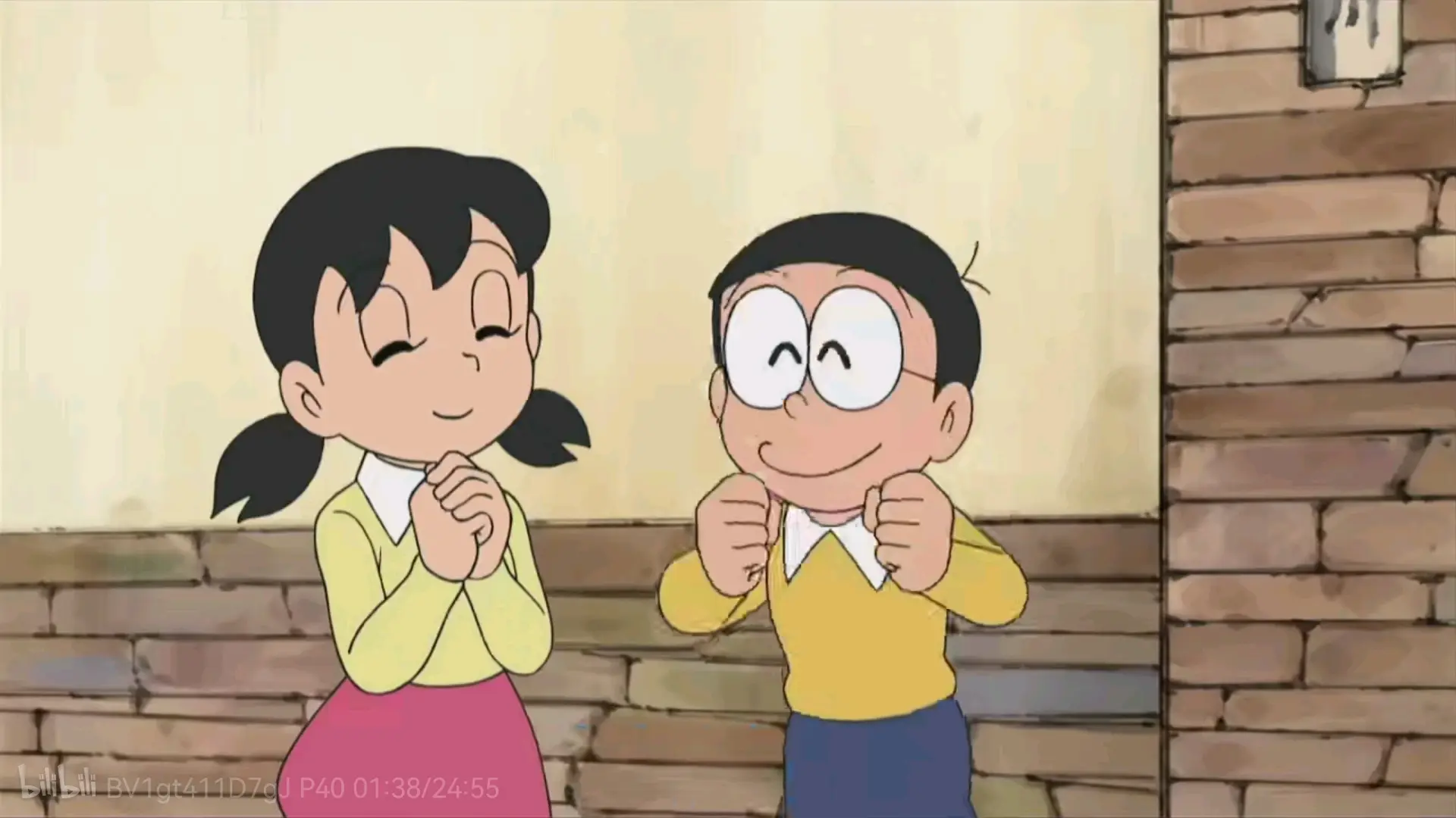 水田版《哆啦a梦》中大雄与静香温馨(同框)时刻p1