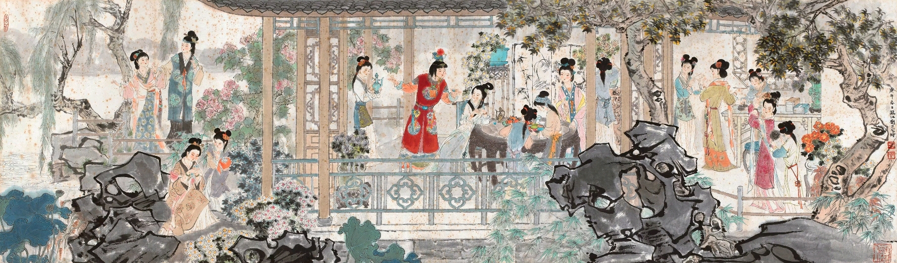 刘旦宅绘《红楼梦》经典插图24幅 - 哔哩哔哩