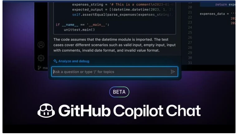 GitHub 宣布 Copilot Chat 功能 12 月全面推出，教育用户及开源项目维护者可免费使用 - 哔哩哔哩